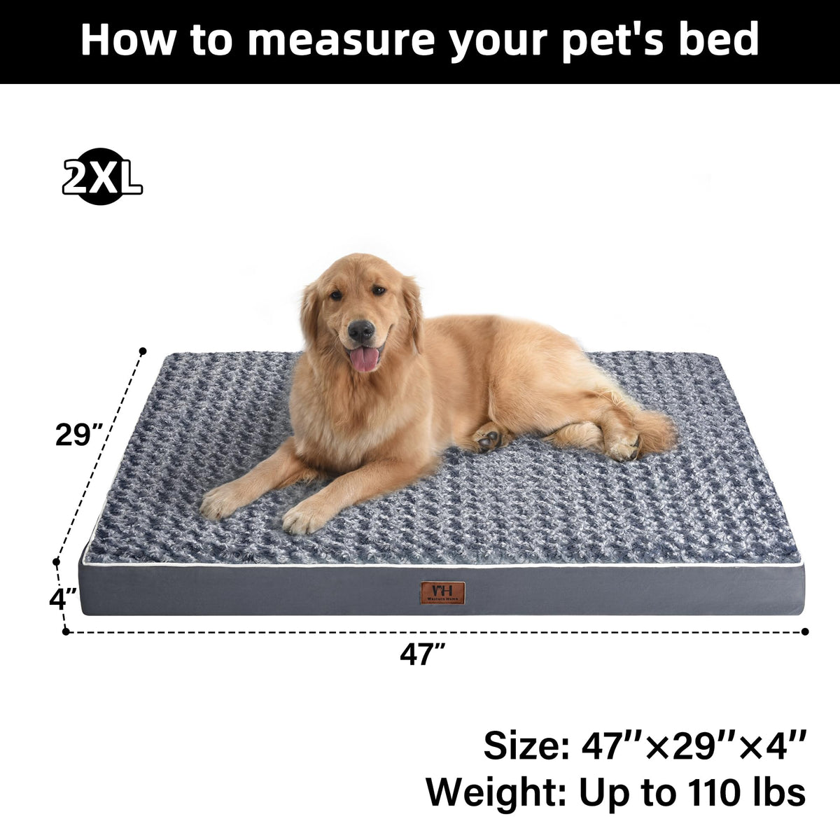 XXL Washable Dog Bed B1727