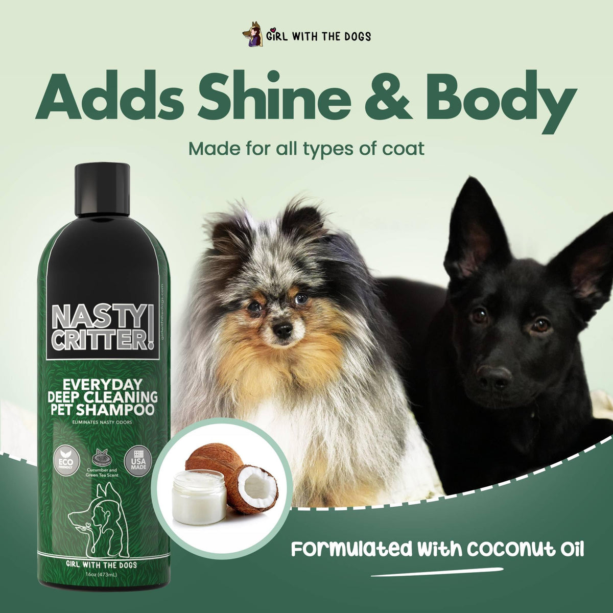 Deep Cleaning Dog & Cat Shampoo V711250