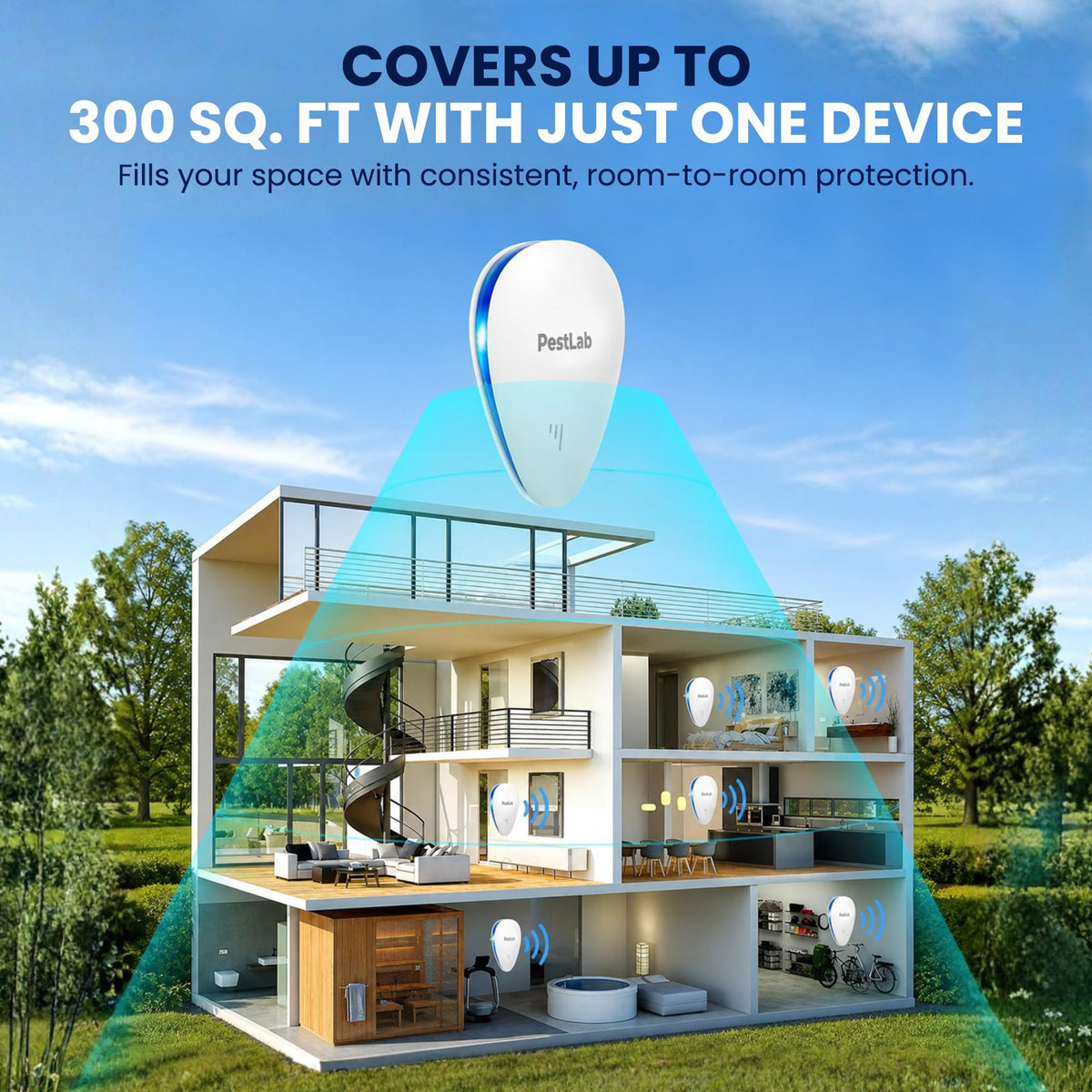 Indoor Plug In Ultrasonic Pest Repeller 3 Pack L942247