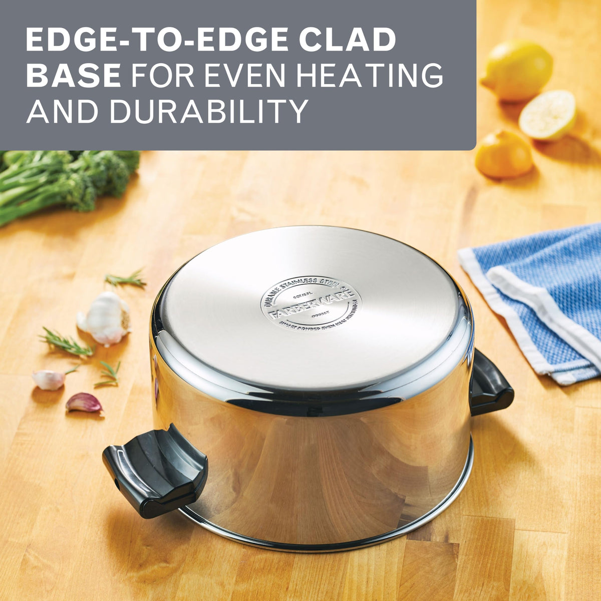 Stainless Steel 6-Quart Stockpot with Lid D11174