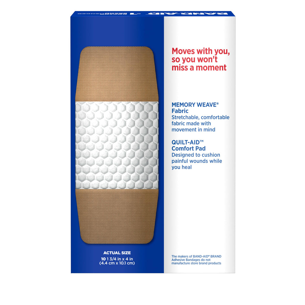Extra Large Fabric Adhesive Bandages, 10 Count L493872