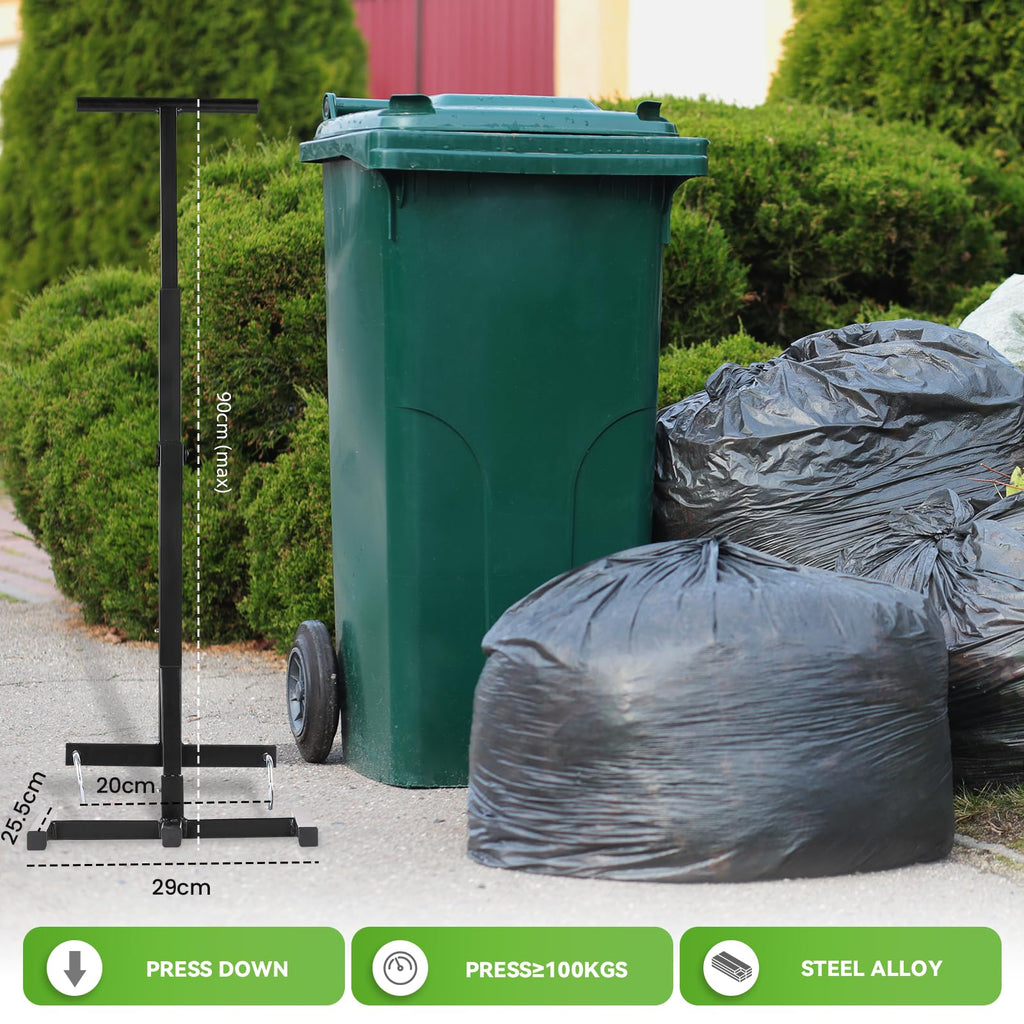 Manual Trash Compactor with Adjustable Handle T8649