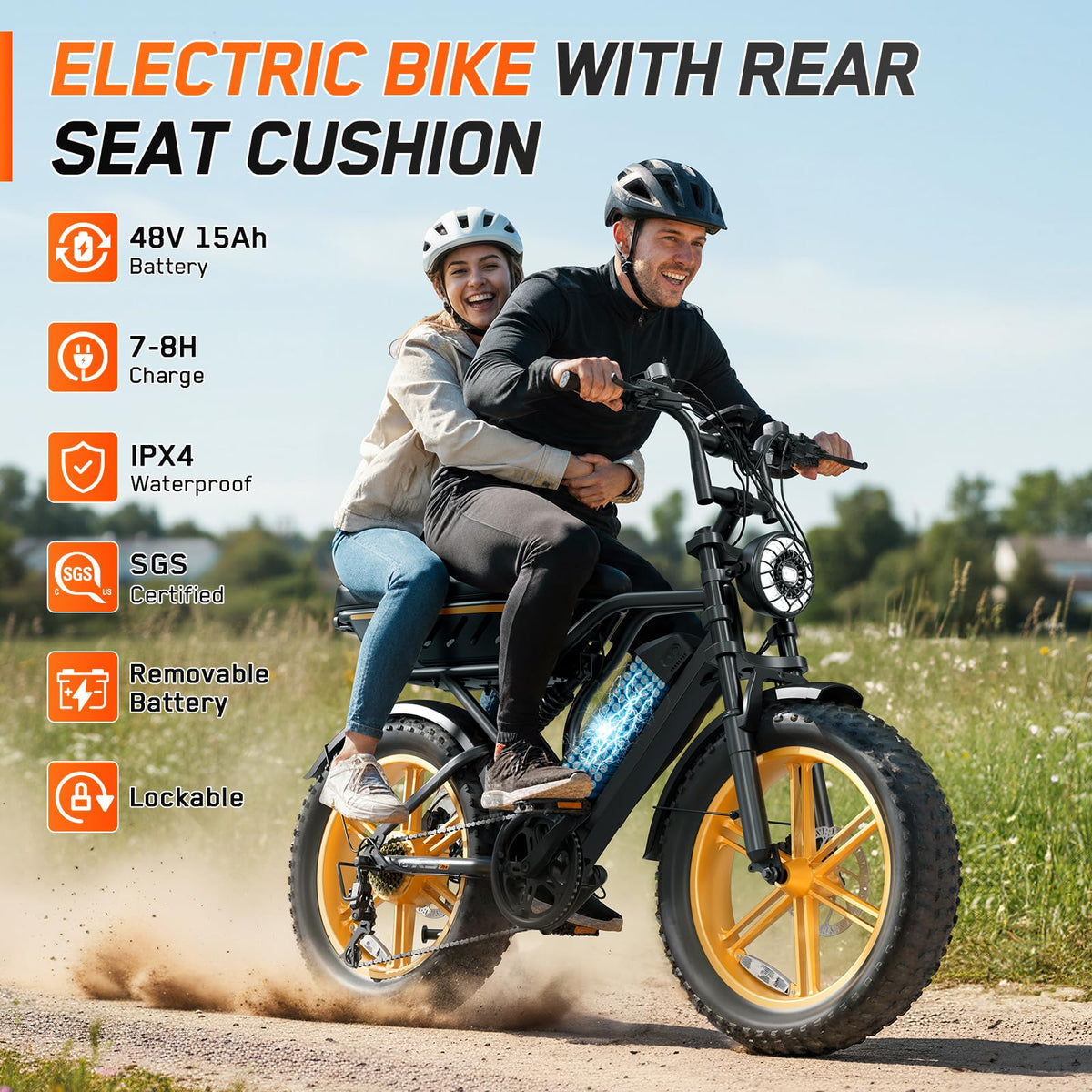 Electric Bike 48V Removable Battery F938482
