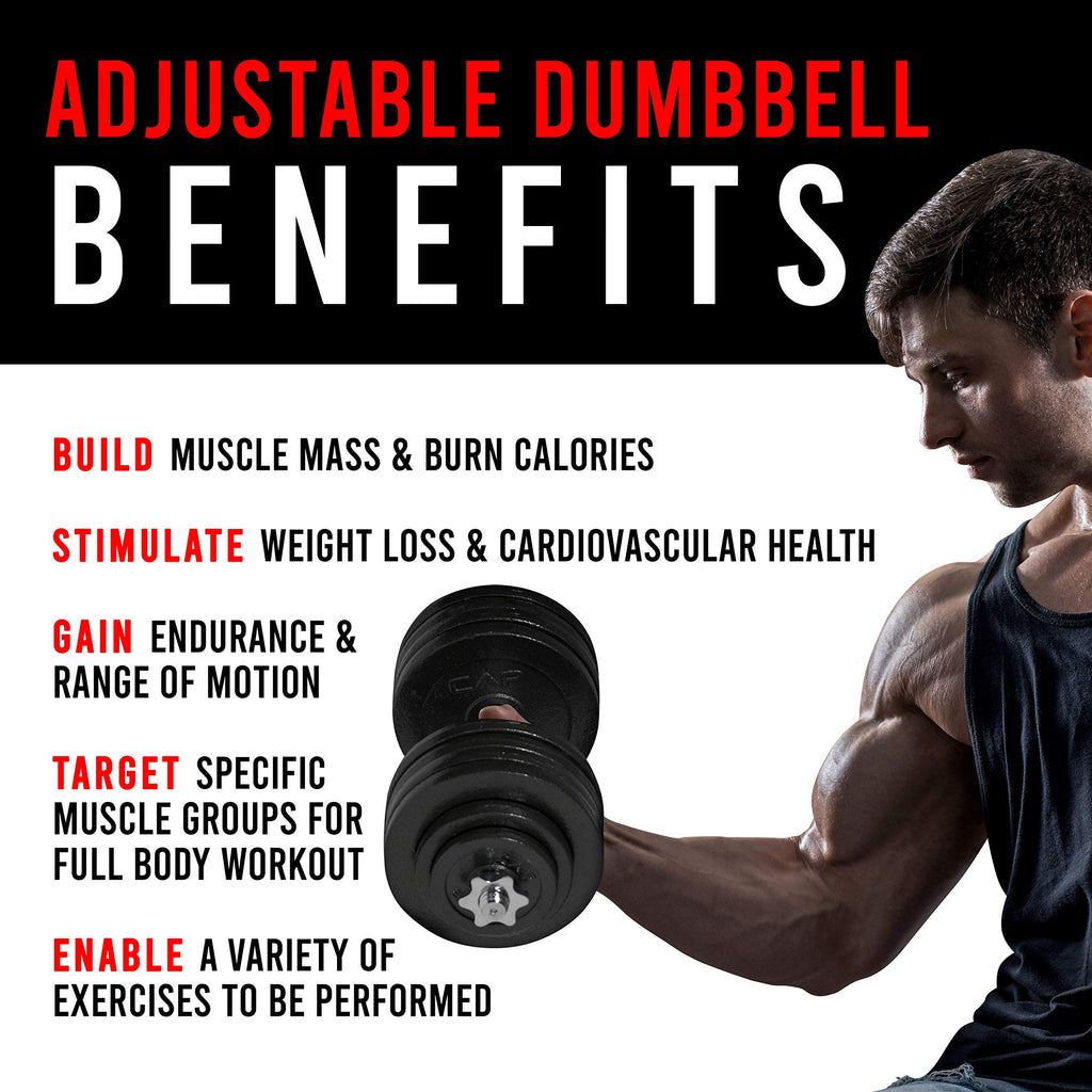 Adjustable Dumbbell Weight Set E839