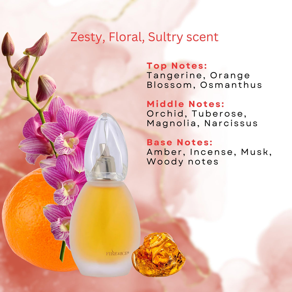 Perfume for Women Eau de Cologne Spray 1.7 Ounce Y948869