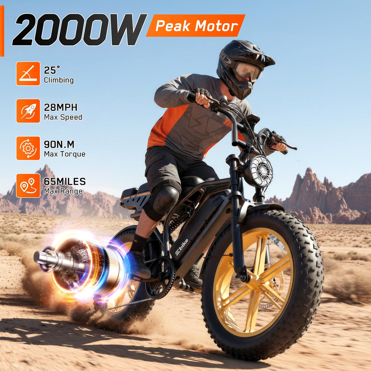 Electric Bike 48V Removable Battery F938482