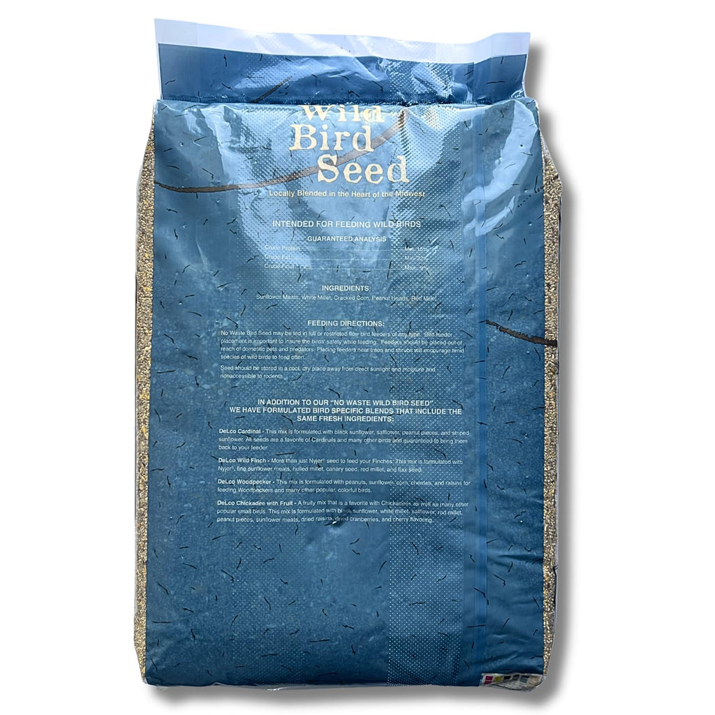 No Waste Wild Bird Seed 20 lb Bag Shell-Free Blend E7817