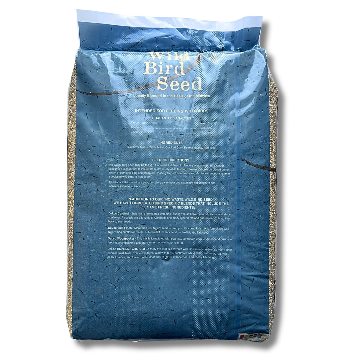 No Waste Wild Bird Seed 20 lb Bag Shell-Free Blend E7817