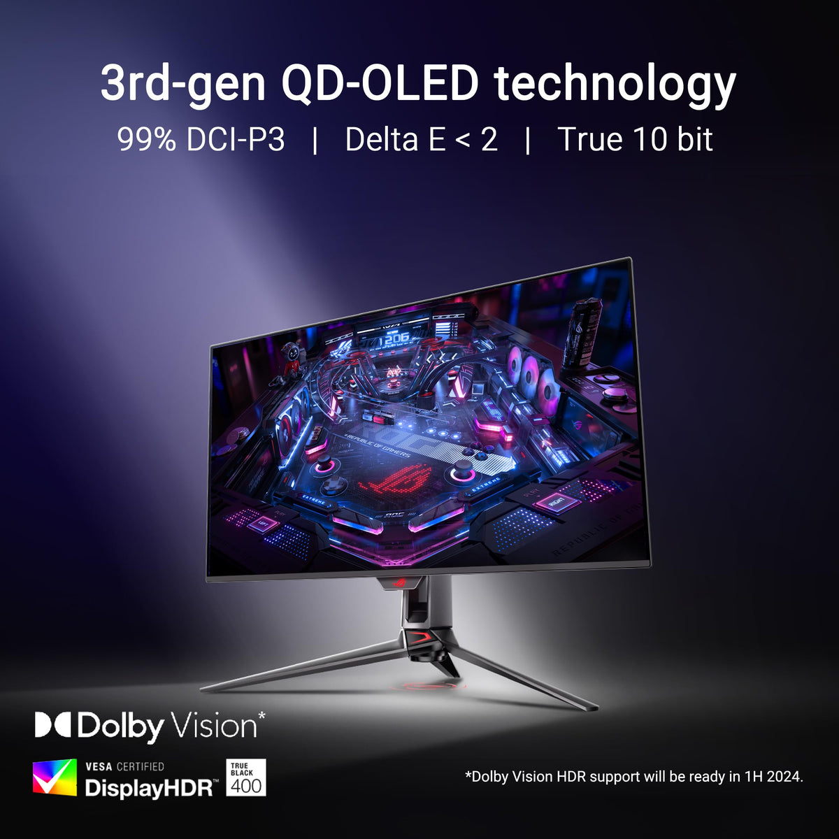 32 Inch 4K 240Hz OLED Gaming Monitor A571