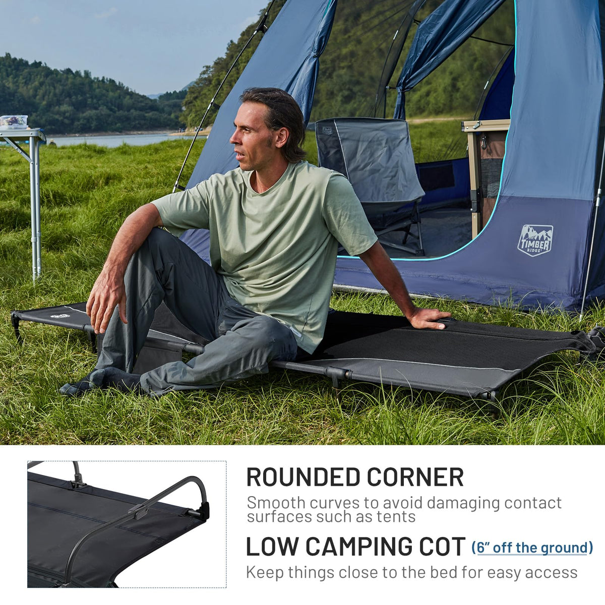 Aluminum Camping Cot E355147