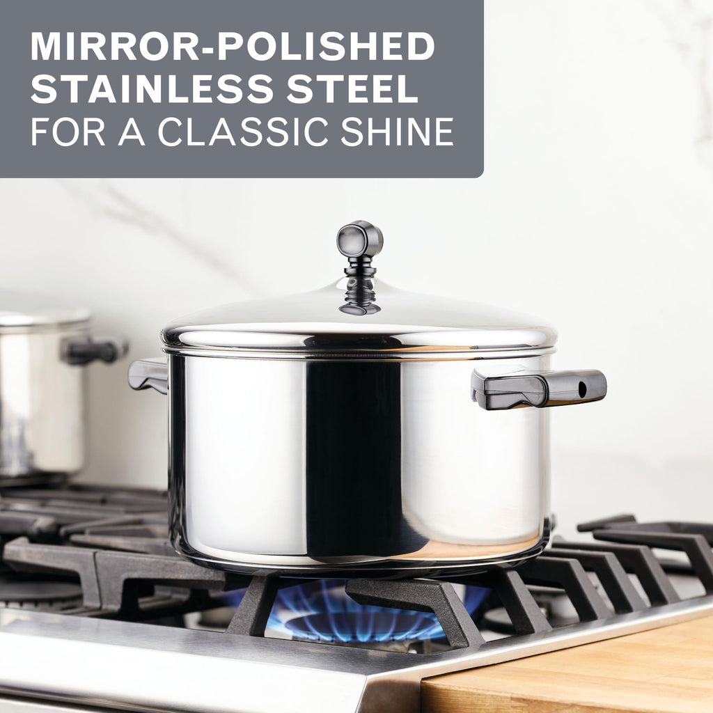 Stainless Steel 6-Quart Stockpot with Lid D11174