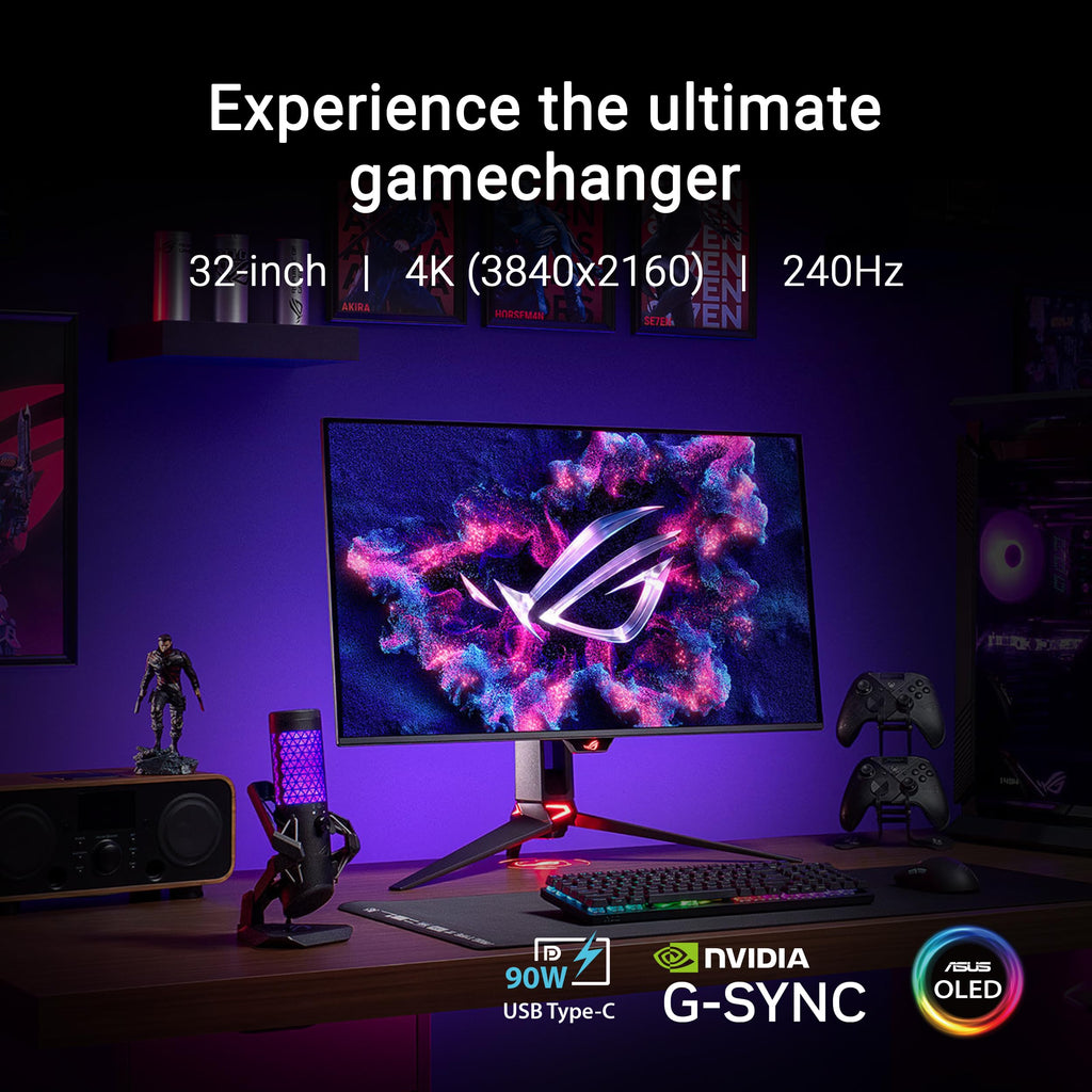 32 Inch 4K 240Hz OLED Gaming Monitor A571