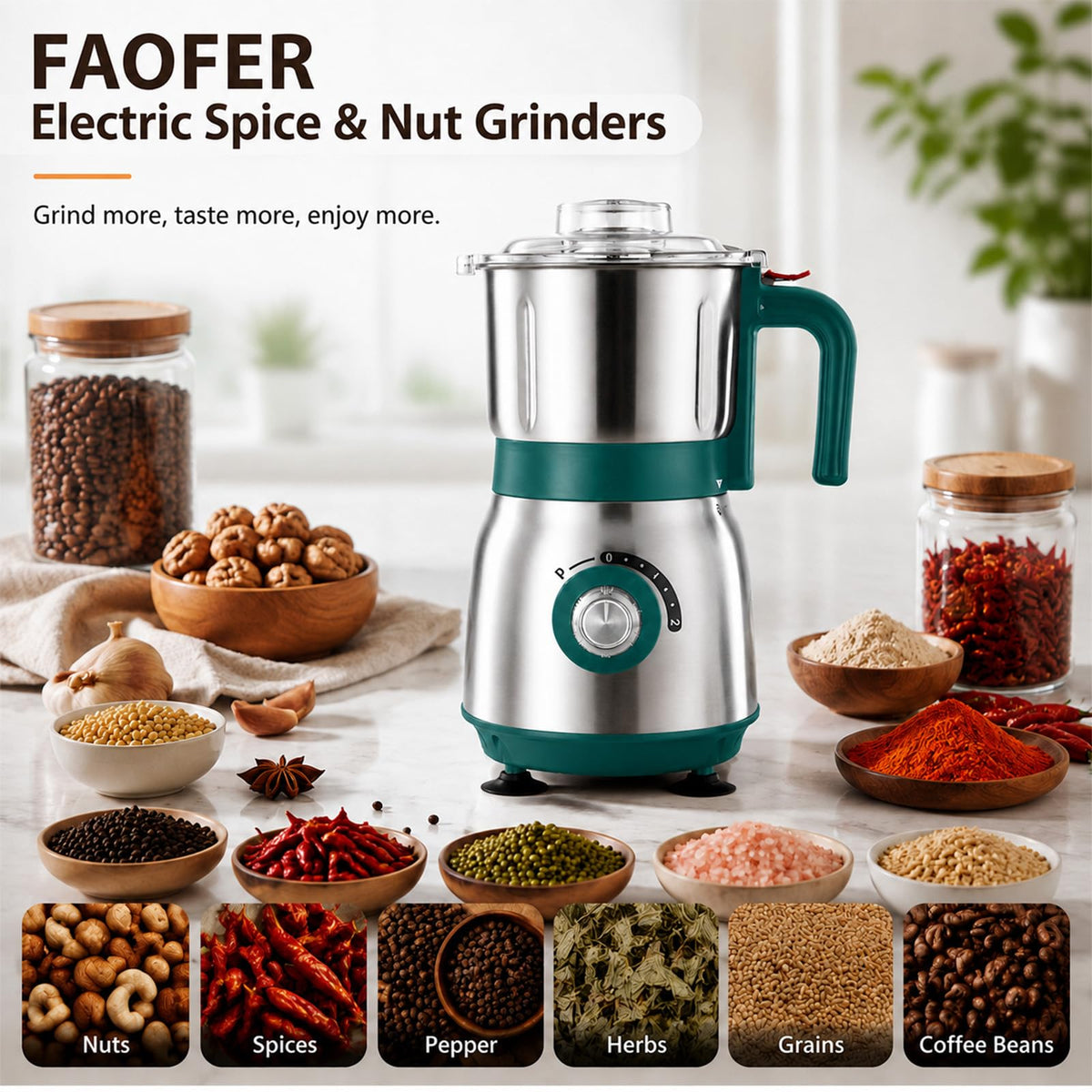 500W Electric Spice and Nut Grinder Q260