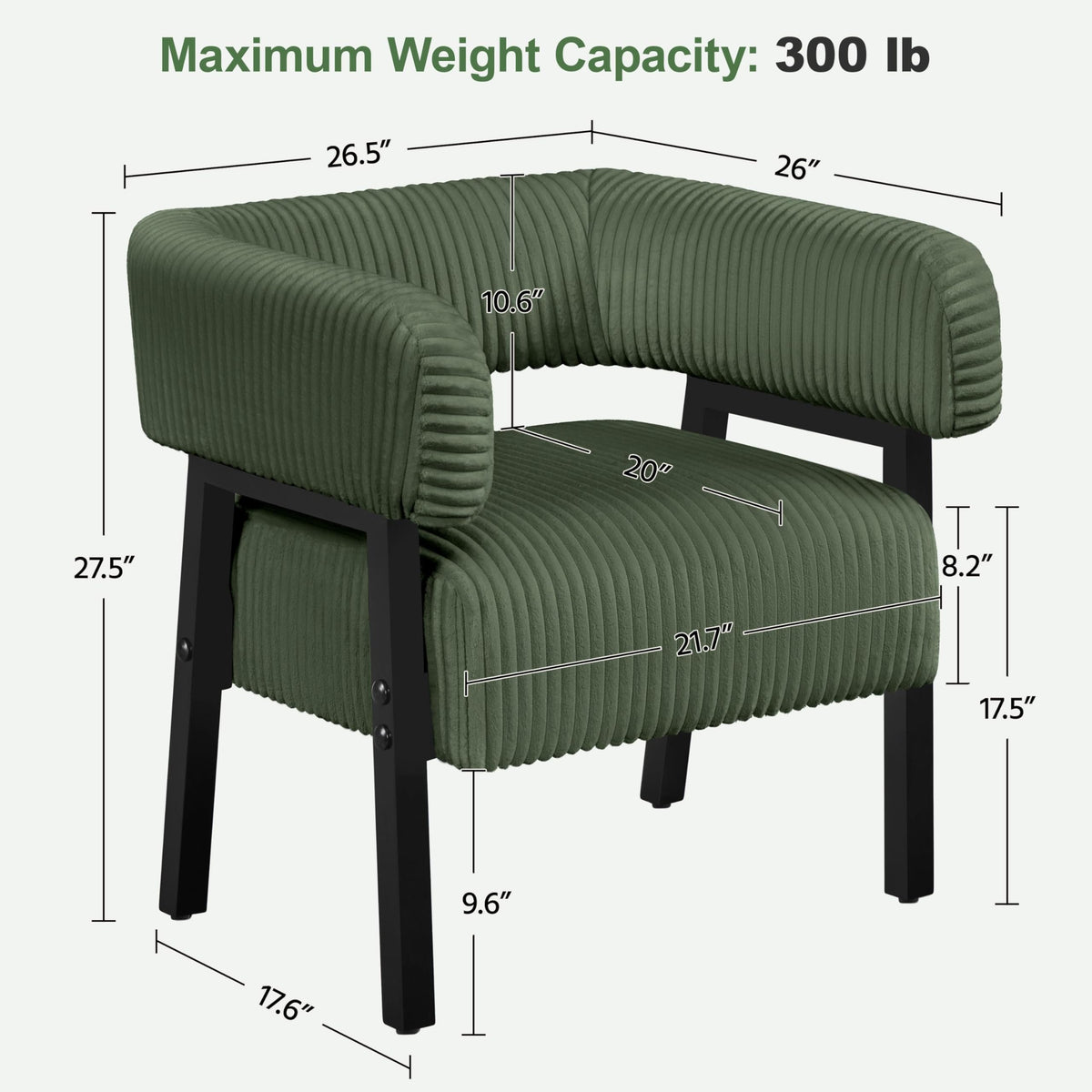 Accent Living Room Chair Set of 2 P230