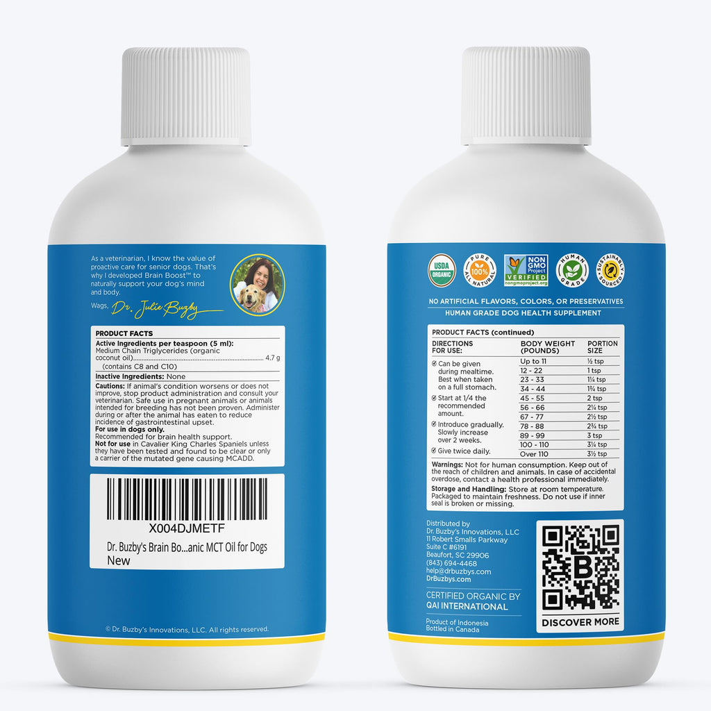 Organic MCT Oil for Dogs Y743