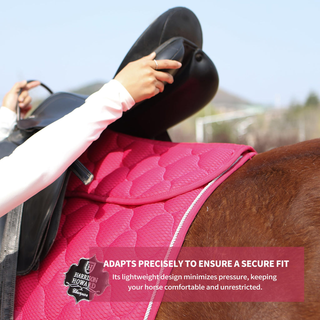 Mesh English Saddle Half Pad G332