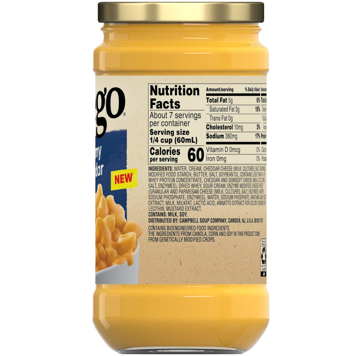 Creamy Cheddar Cheese Sauce 14.5 oz 12 Pack L50990