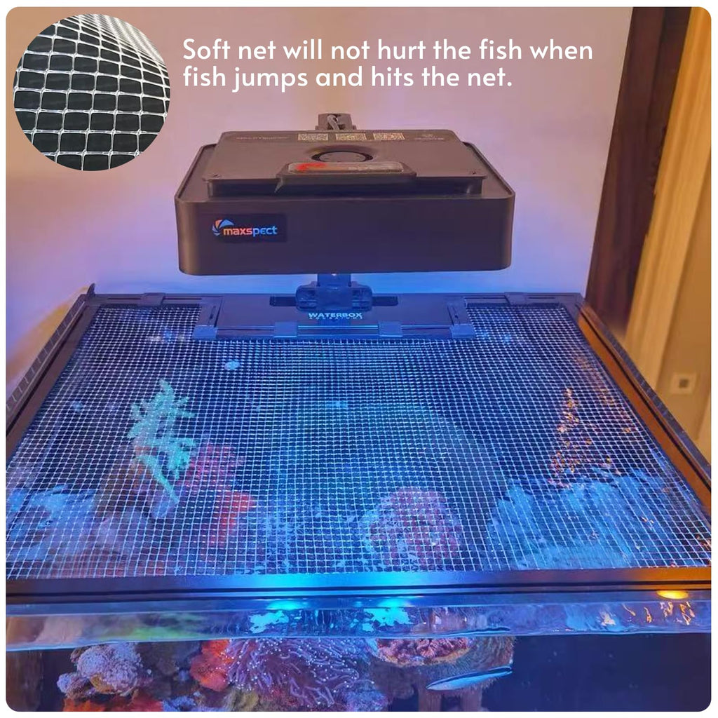 Transparent Mesh Aquarium Lid Cover 5.12 Feet X 3.37 Feet A24214