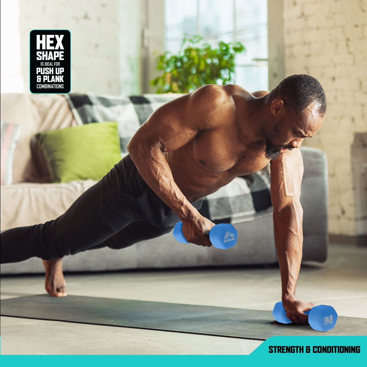 Neoprene Dumbbells Set with Non-Slip Grip M81277
