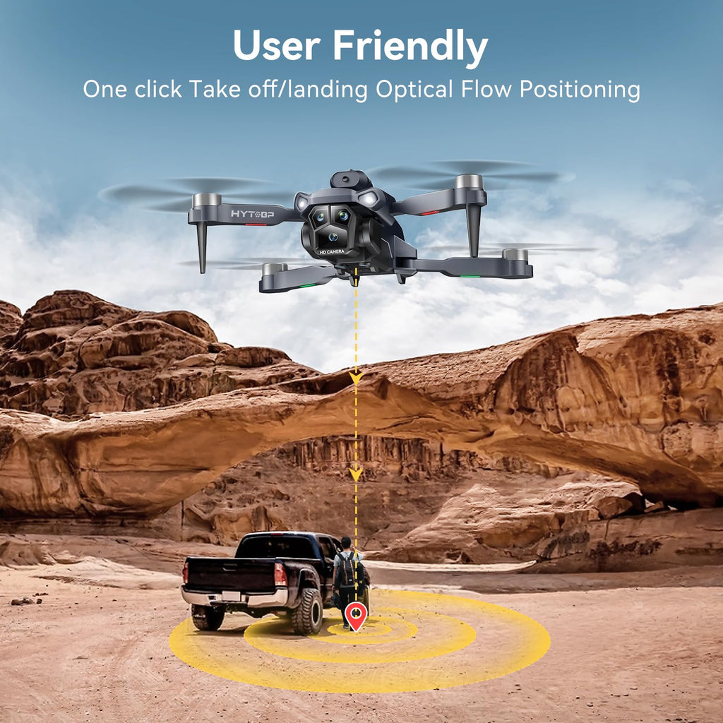 Foldable Mini Drone with Camera 1080P, 3 Batteries T33986