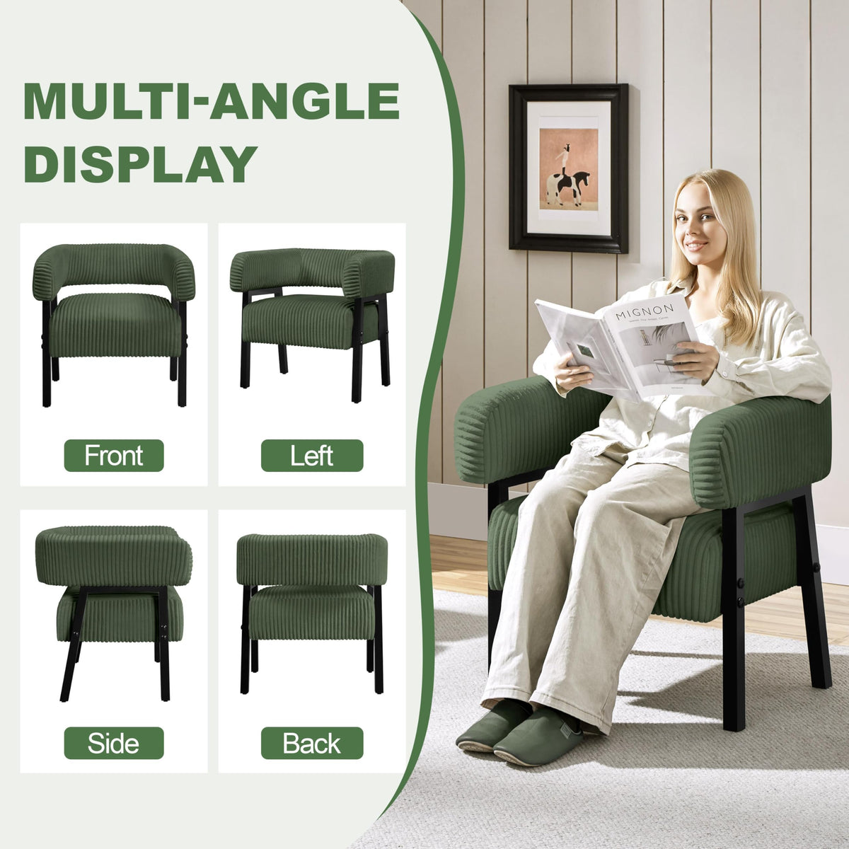 Accent Living Room Chair Set of 2 P230