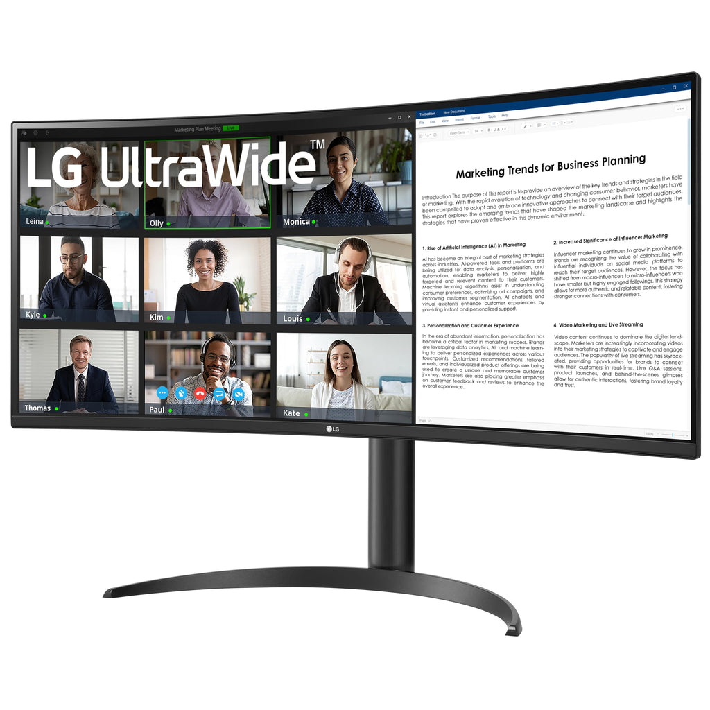 34-inch UltraWide WQHD Curved Computer Monitor D500545