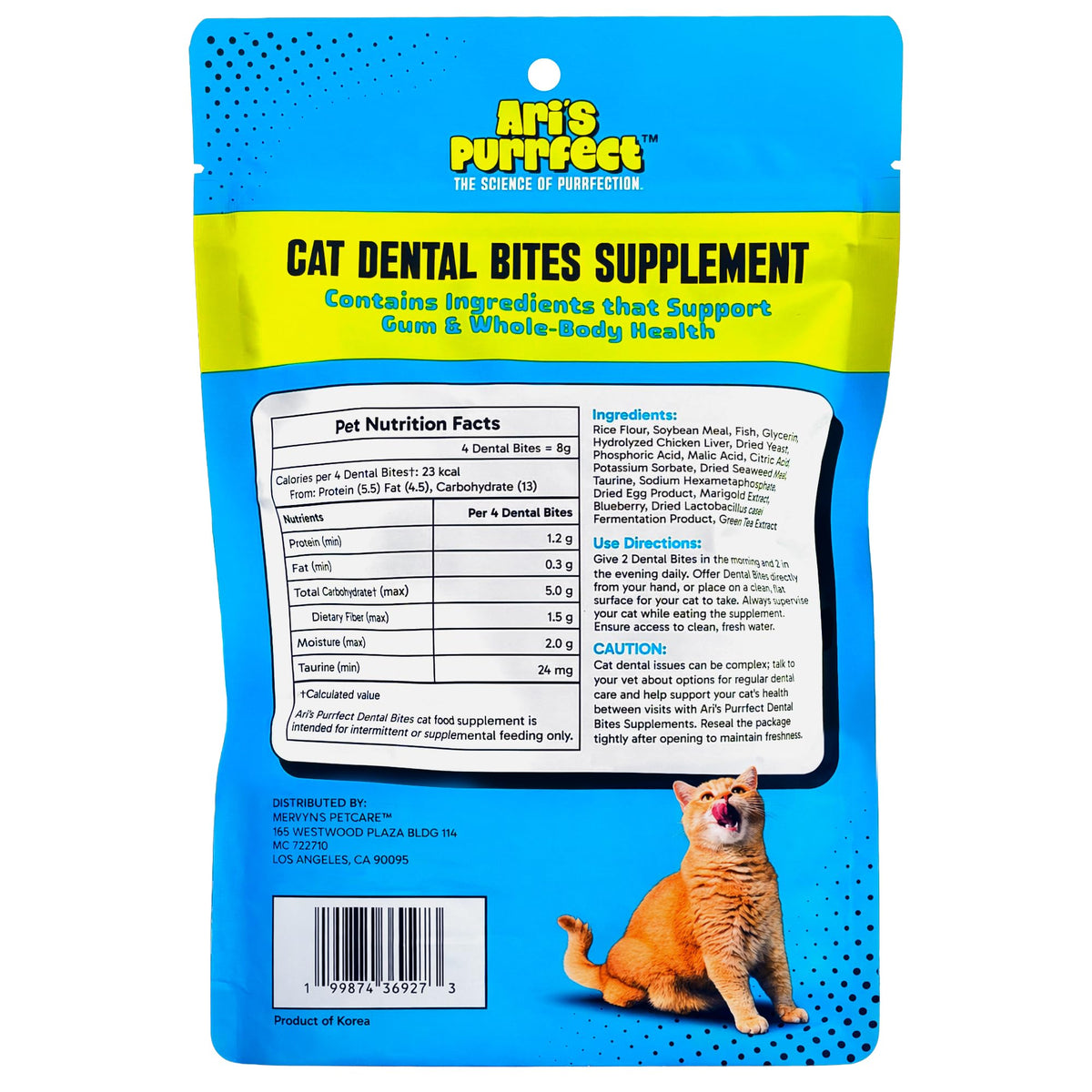 Cat Dental Chew Stick Bites Supplement with Taurine Z837426