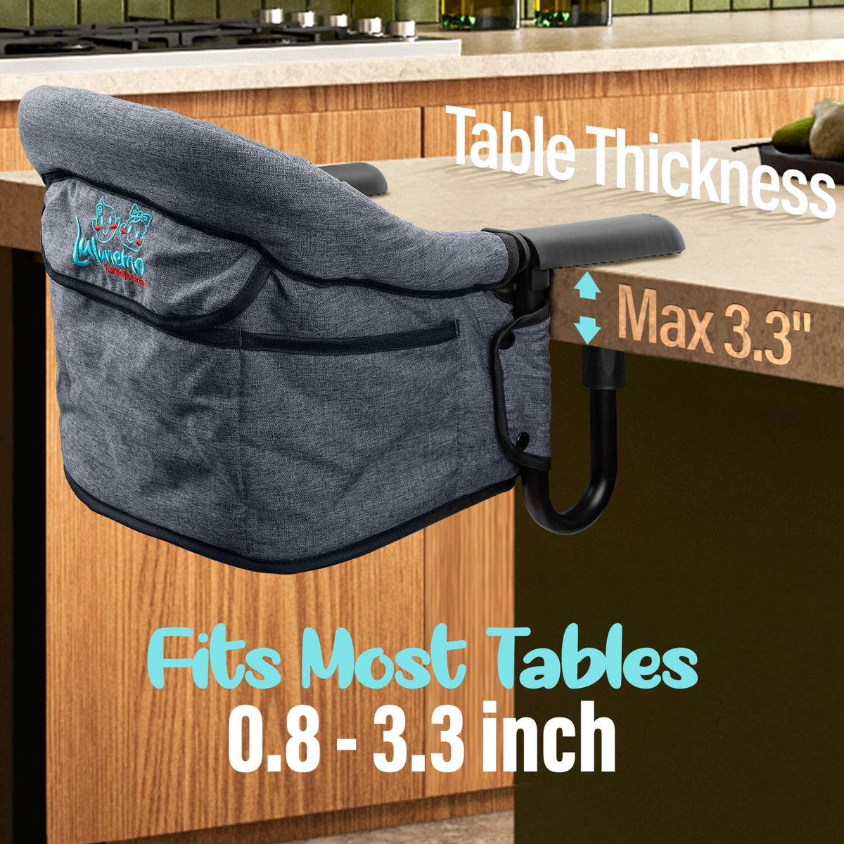 Portable Foldable Hook-On High Chair with Carry Bag E97143