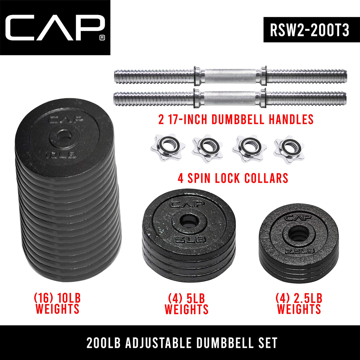 Adjustable Dumbbell Weight Set E839