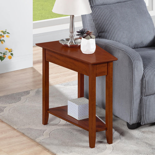 24" Cherry End Table with Storage Shelf I254069