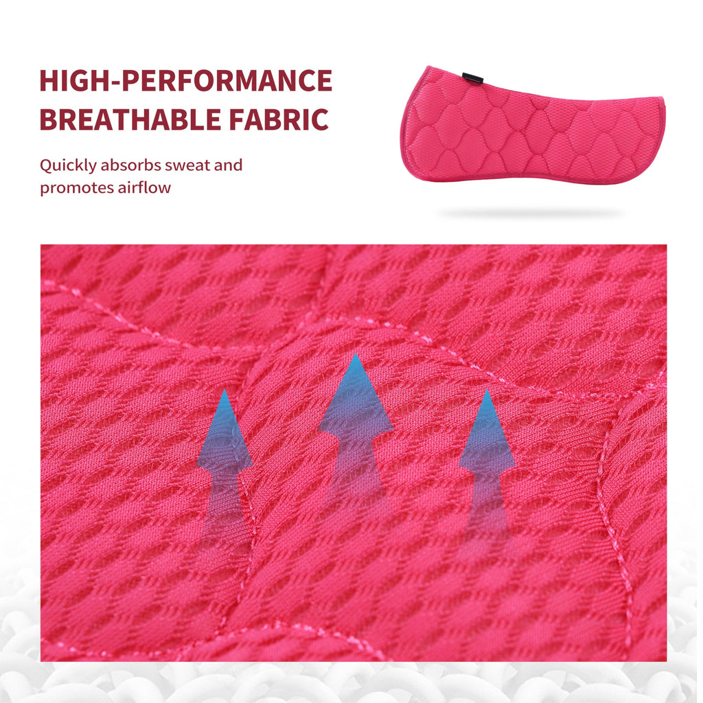 Mesh English Saddle Half Pad G332